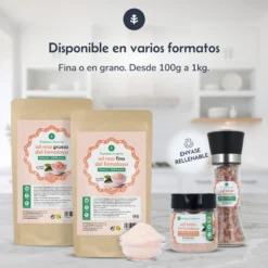 Pack 2x Sal rosa del Himalaya ECO Planeta Huerto 1 kg