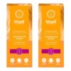 Pack 2x Tinte rubio miel amanecer, Khadi, 100 g