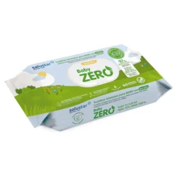 Pack 12 x Toallitas de bebé biodegradables Salustar 60 uds