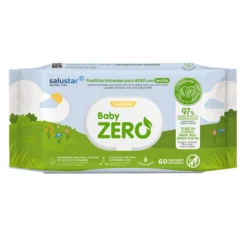 Pack 12 x Toallitas de bebé biodegradables Salustar 60 uds
