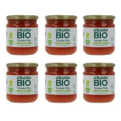 Pack 6x Tomate Frito BIO Casero Sin Azúcar Ékolo 340 g