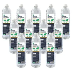 Pack 12 x Vinagre Blanco de Limpieza Planeta Huerto 1L