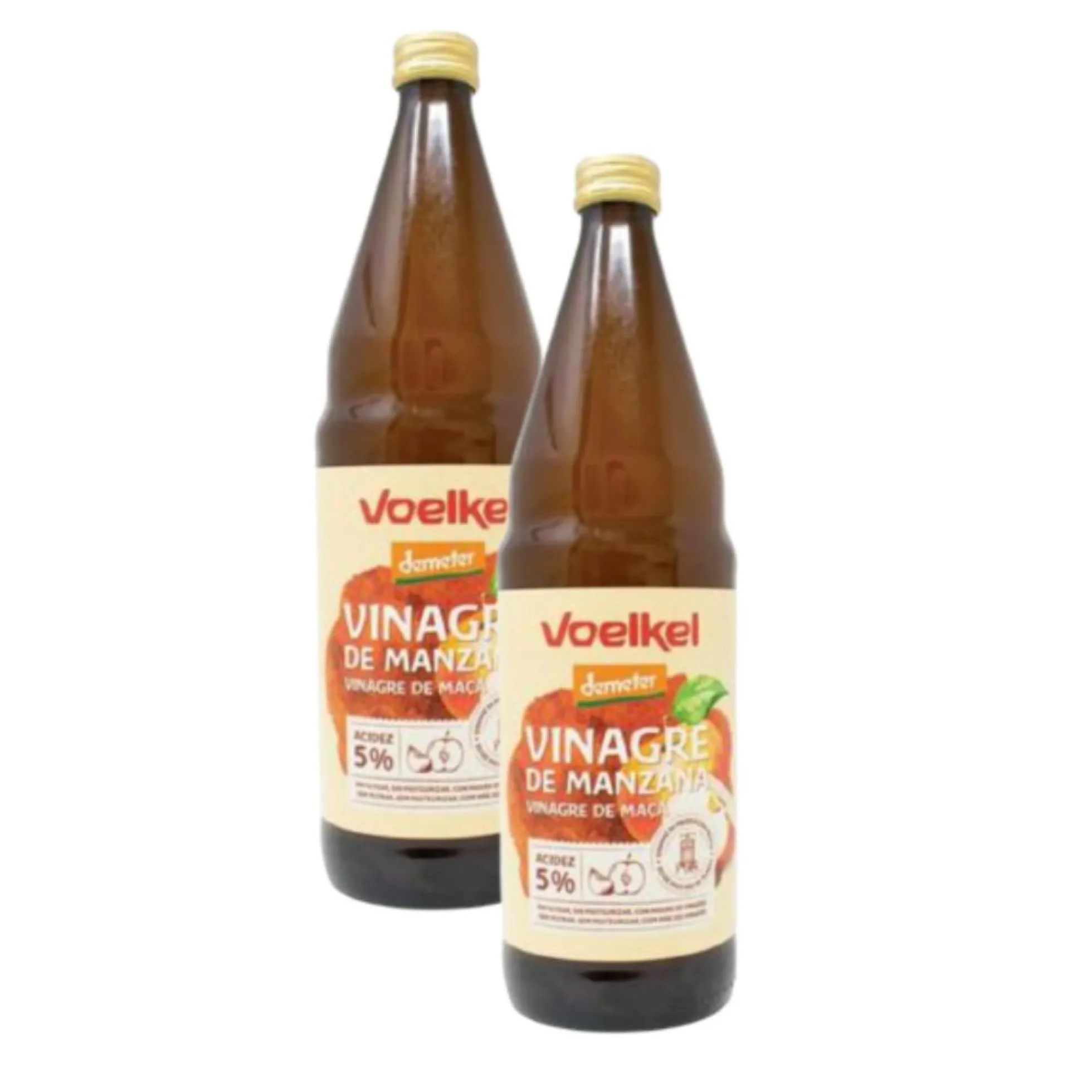 Pack 2x Vinagre de Manzana BIO Voelkel 0.75 cl