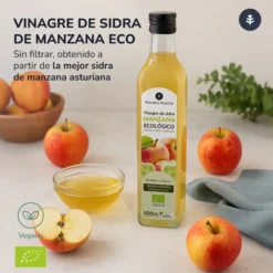 Pack 2x Vinagre de sidra de manzana sin filtrar ECO Planeta Huerto 500 ml
