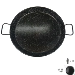 Paellera Valenciana Esmaltada 16 personas 55 cm