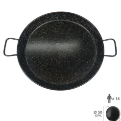 Paellera Valenciana esmaltada 14 personas 50 cm