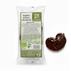 Palmeritas ecológicas de espelta con chocolate 190 g