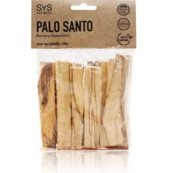 Palo Santo Natural SYS Aromas 100 g | Madera Aromática 100% Natural y Certificada | Para Sahumar y Aromatizar