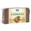 Pan Alemán 3 Cereales Sol Natural 500 g