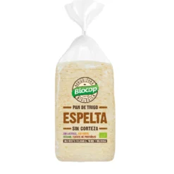 Pan de Molde Sin Corteza de Espelta Biocop 300 g