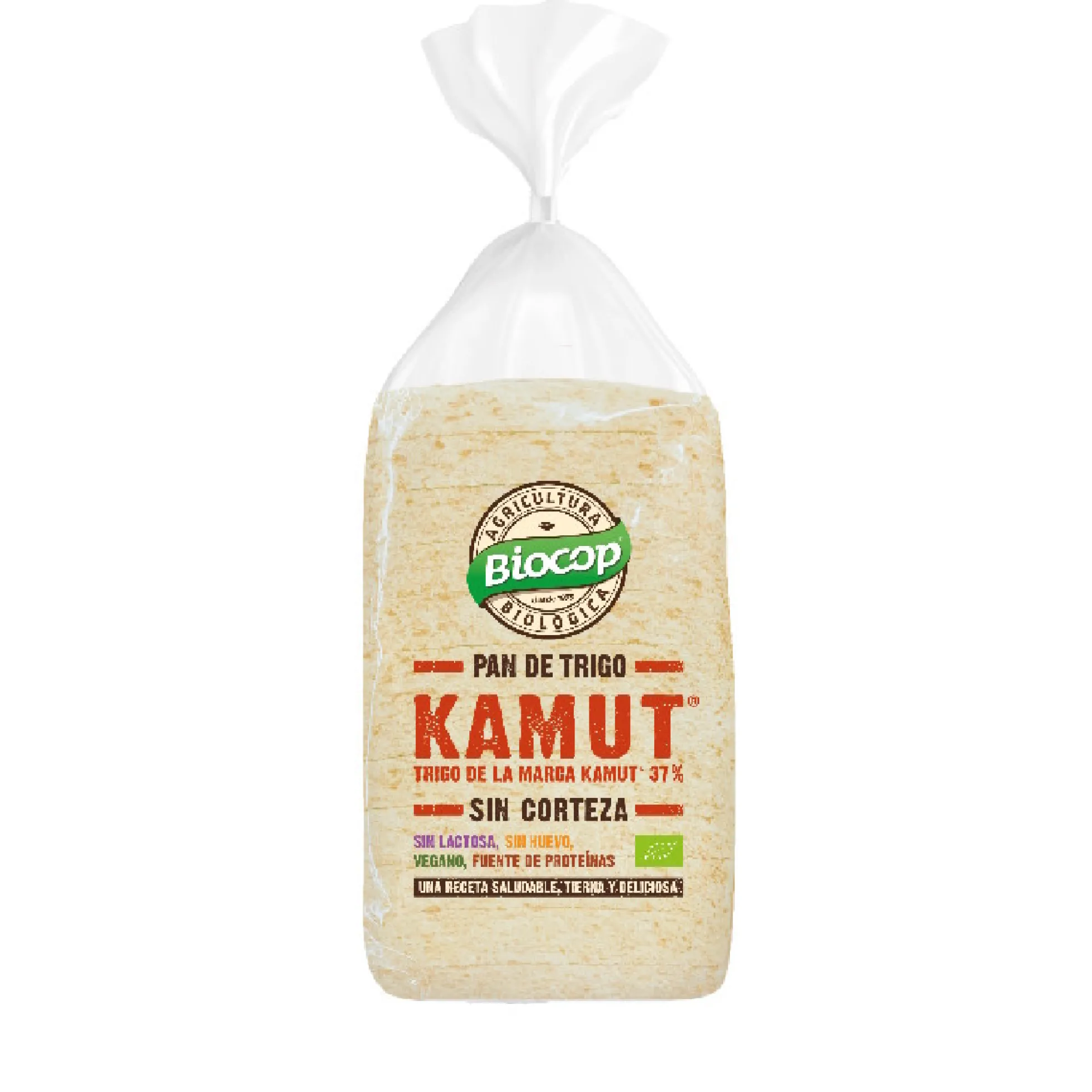 Pan de Molde Sin Corteza de Kamut BIO Biocop 300 g