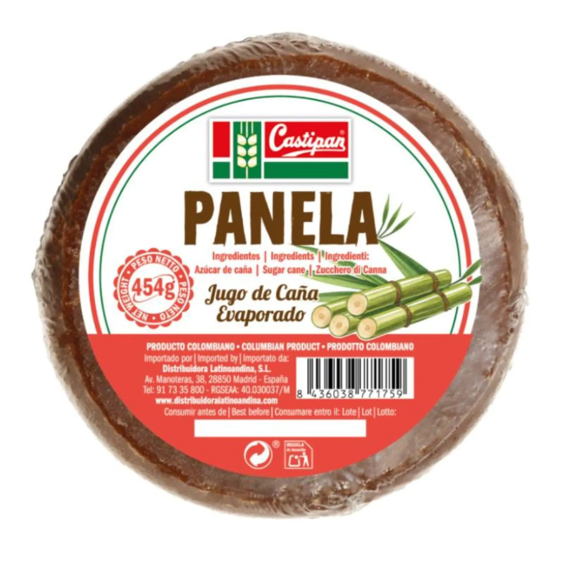 Panela Entera Castipan 454g