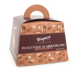 Panettone Sin Gluten con Pepitas de Chocolate negro Vergani 600 g