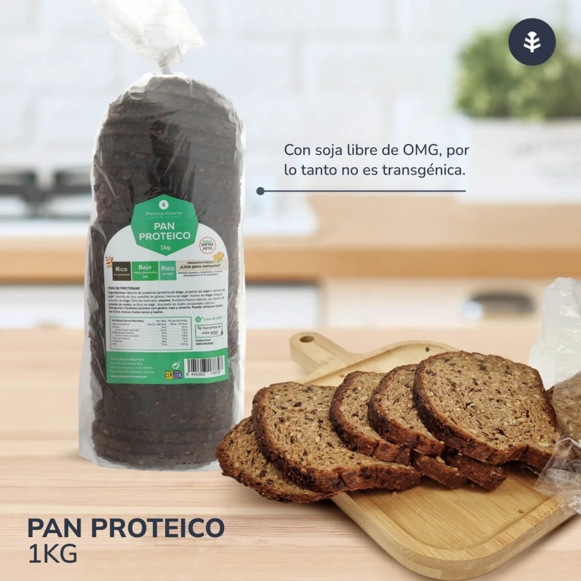 Pan proteico Planeta Huerto 1 kg