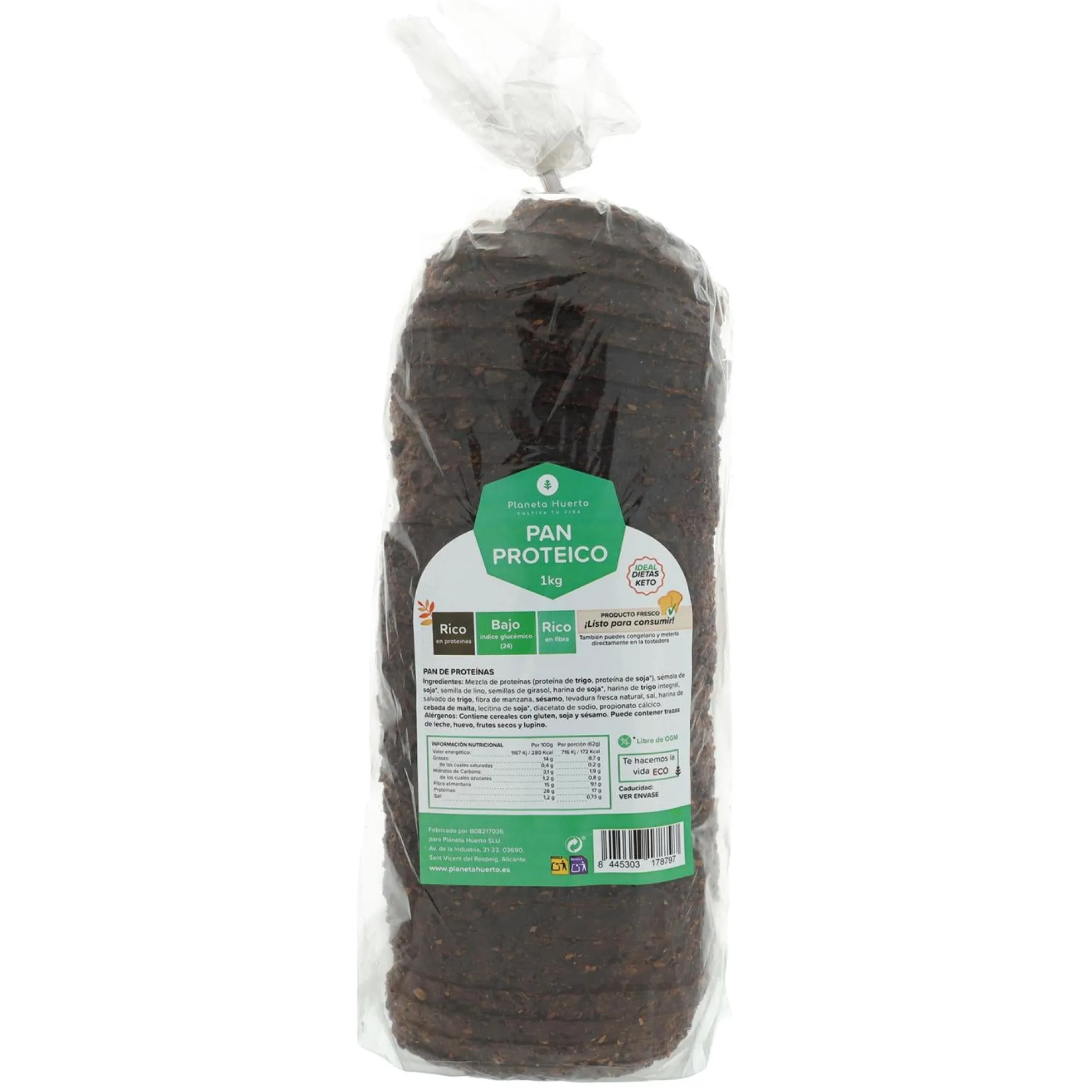 Pan proteico Planeta Huerto 1 kg