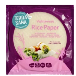 Papel de arroz vietnamita Terrasana 15 hojas 150 g