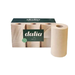 Papel de Cocina bio sin Blanquear Dalia 3 Rollos