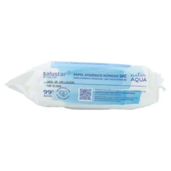 Papel higiénico húmedo Natur Aqua 100 uds