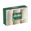 Papel higiénico sin blanquear, 6 rollos 6x35 m. Dalia
