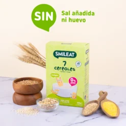 Papilla de 7 Cereales Eco Smileat 200 g