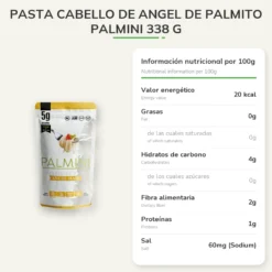 Pasta Cabello de Angel de palmito Palmini 338 g