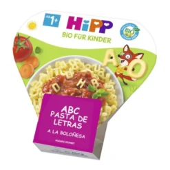Pasta con Salsa Boloñesa para niños HIPP 250 g