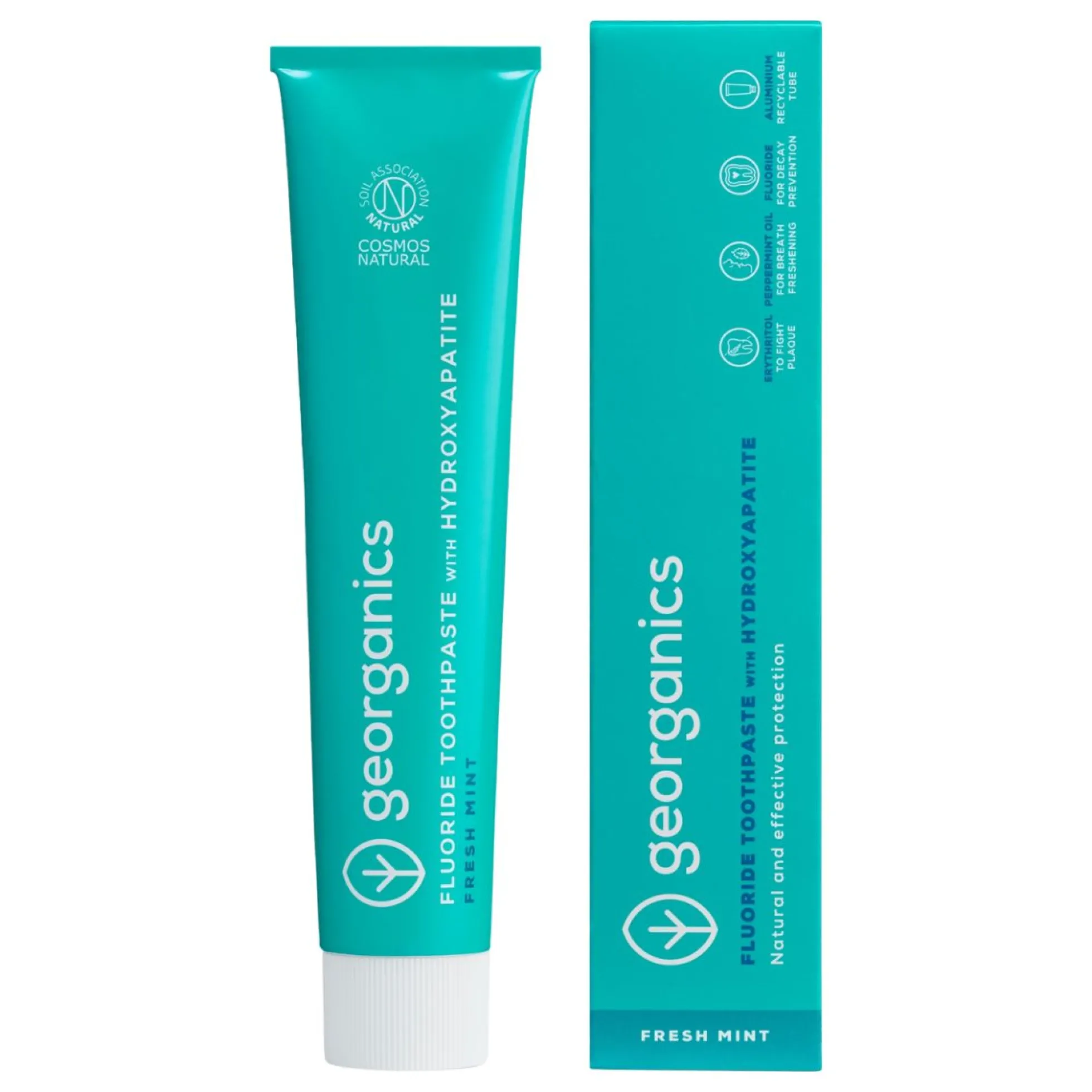 Pasta de dientes con Hidroxiapatita Menta Georganics 75 ml