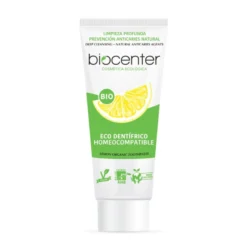 Pasta de dientes natural homeocompatible ECO y vegana limón Biocenter 100 ml