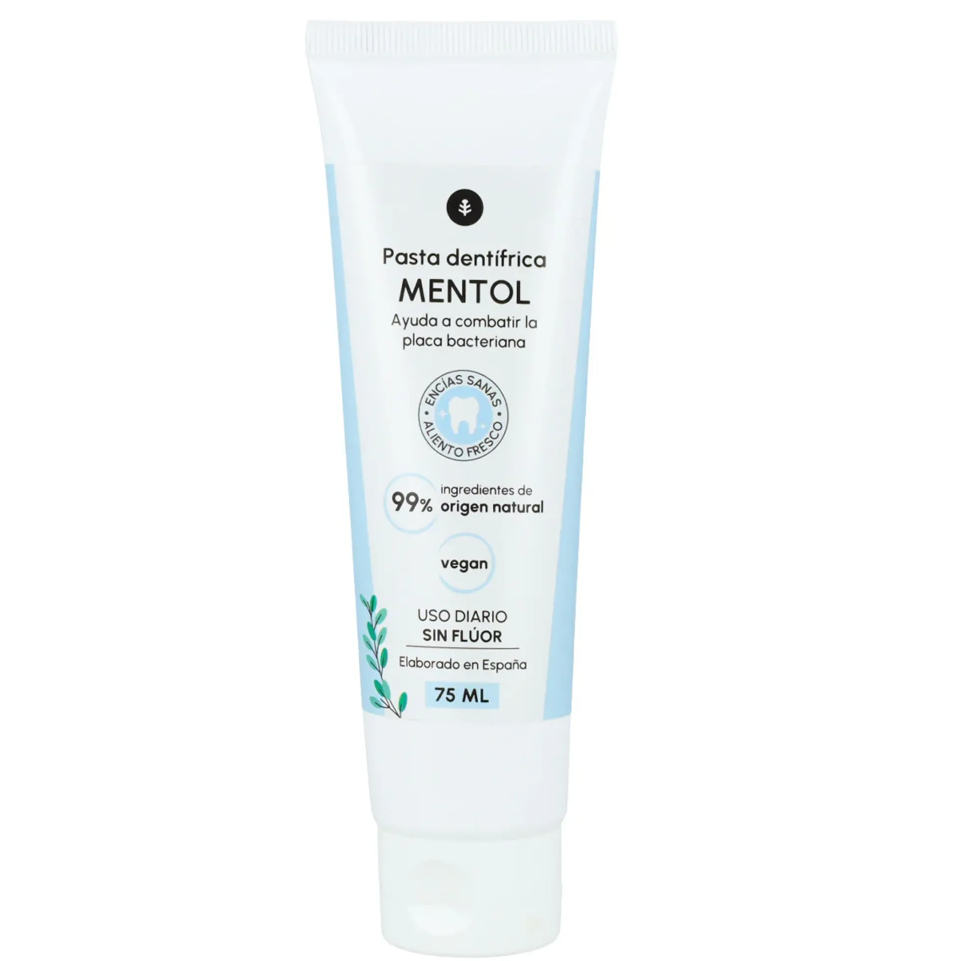 Pasta de dientes sin flúor Mentol Planeta Huerto 75 ml
