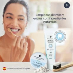 Pasta de dientes sin flúor Mentol Planeta Huerto 75 ml