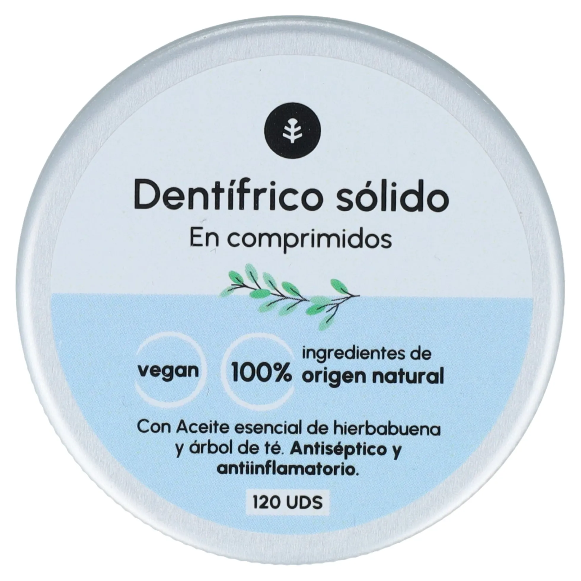 Pasta de dientes sin flúor sólida Planeta Huerto 120 tabletas