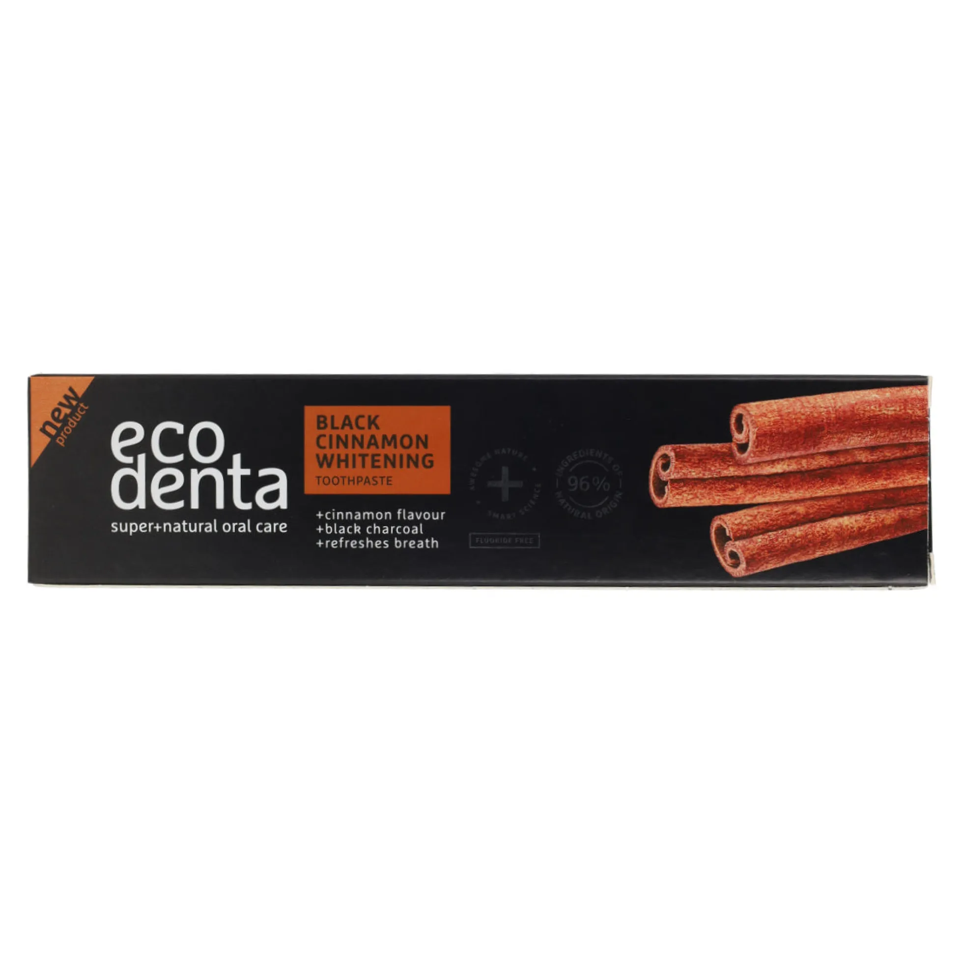 Pasta dental Negra Blanqueadora con Canela EcoDenta 100 ml