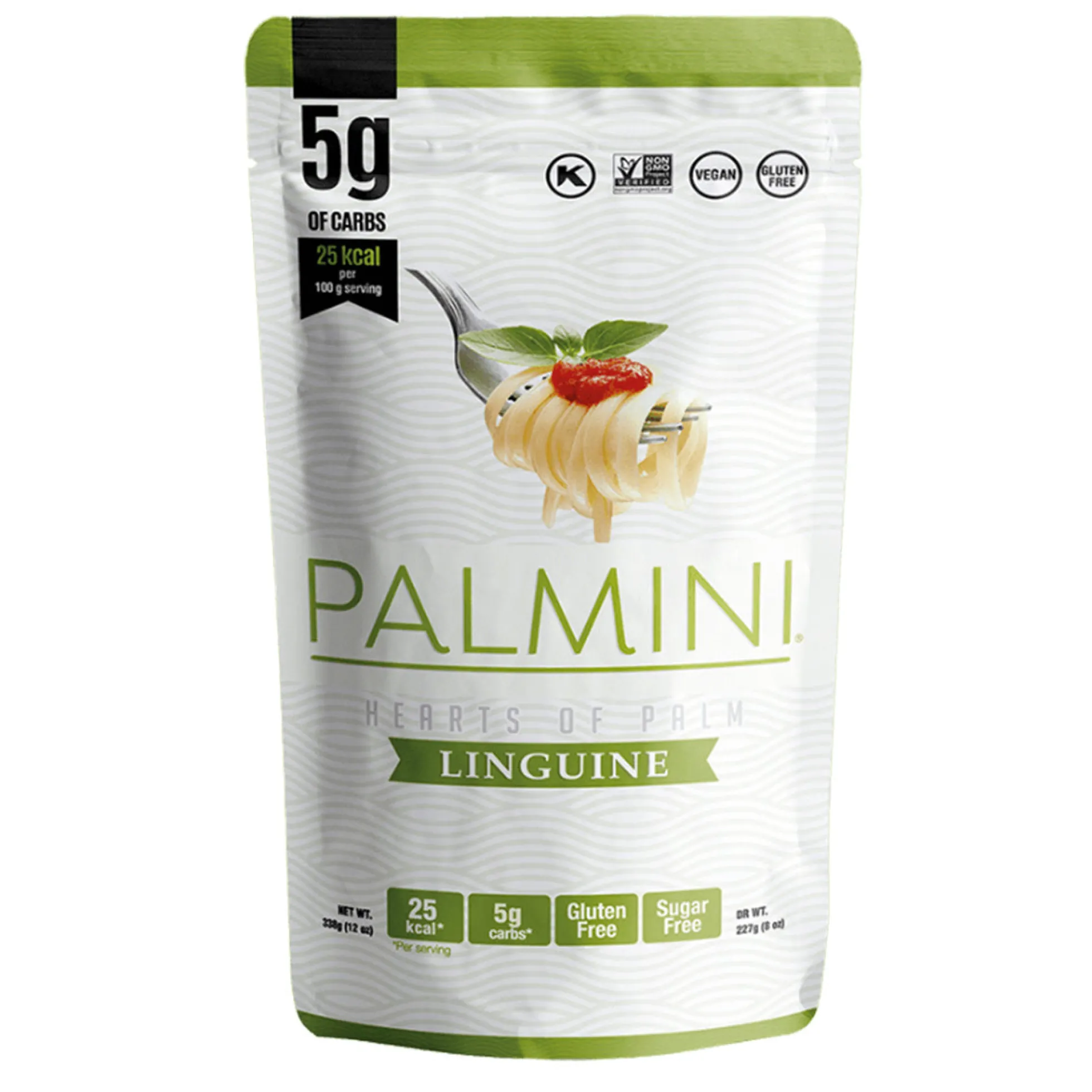 Pasta Linguine de palmito Palmini 338 g