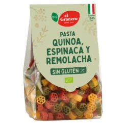 Pasta Sin Gluten Bio Tricolor El Granero 250 g