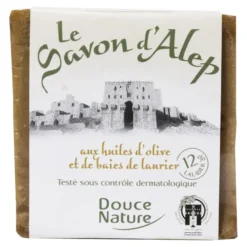 Pastilla de Jabón de Alepo 12% Laurel Douce Nature 100 g