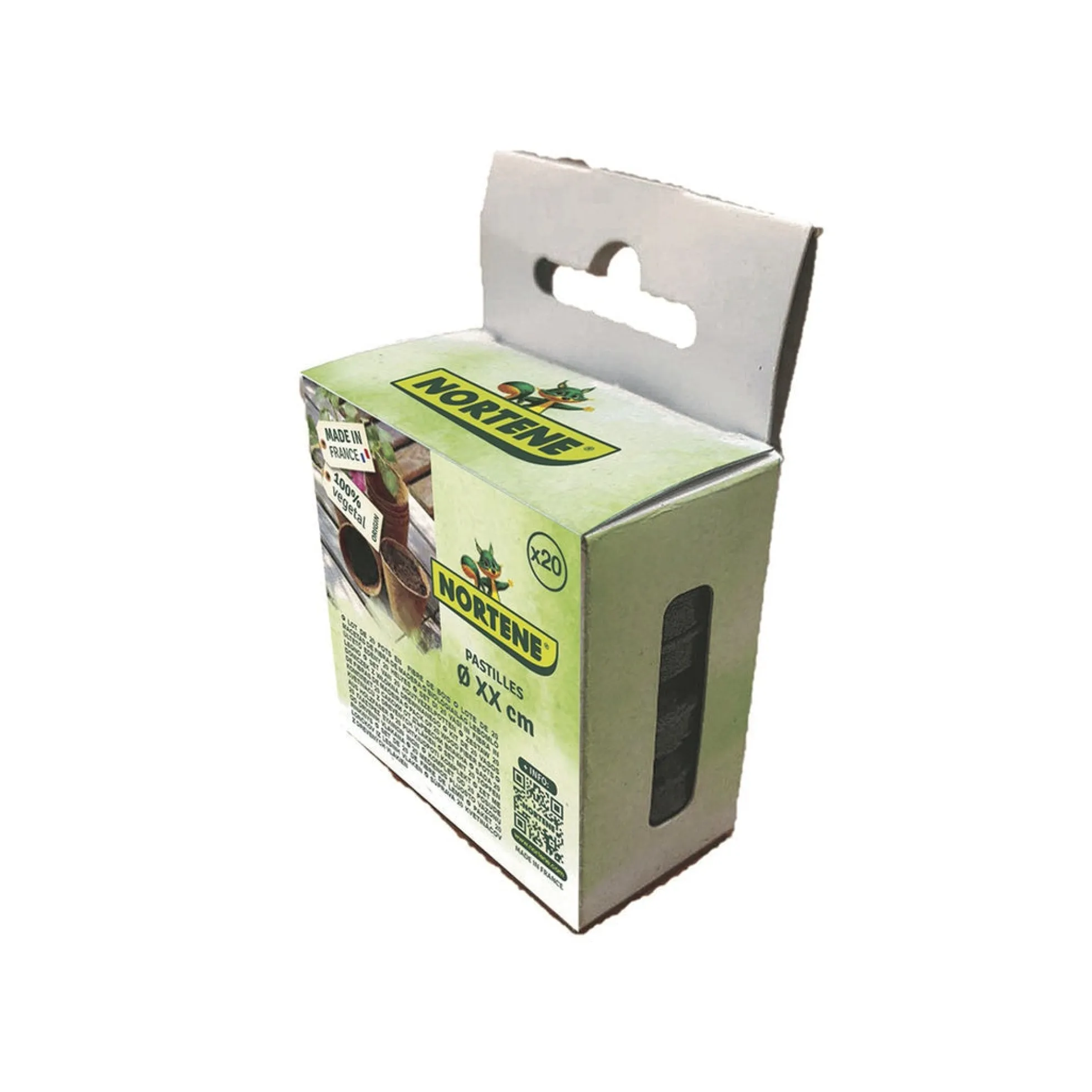 Pastilla De Siembra Coco Nortene 4cm 20 Unidades Nortene