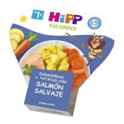 Patatas con Salmón salvaje y Zanahorias para niños Bio HIPP 250 g