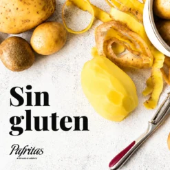 Patatas Fritas Artesanas Sin Sal | Pack 6 Bolsas Con Aove | 6x140g | Snack Gourmet