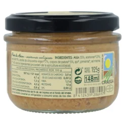 Paté de atún con aceitunas ecológicas en Vidrio Pan do Mar 125g