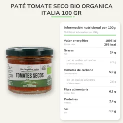 Paté Tomate Seco Bio Organica Italia 100 gr