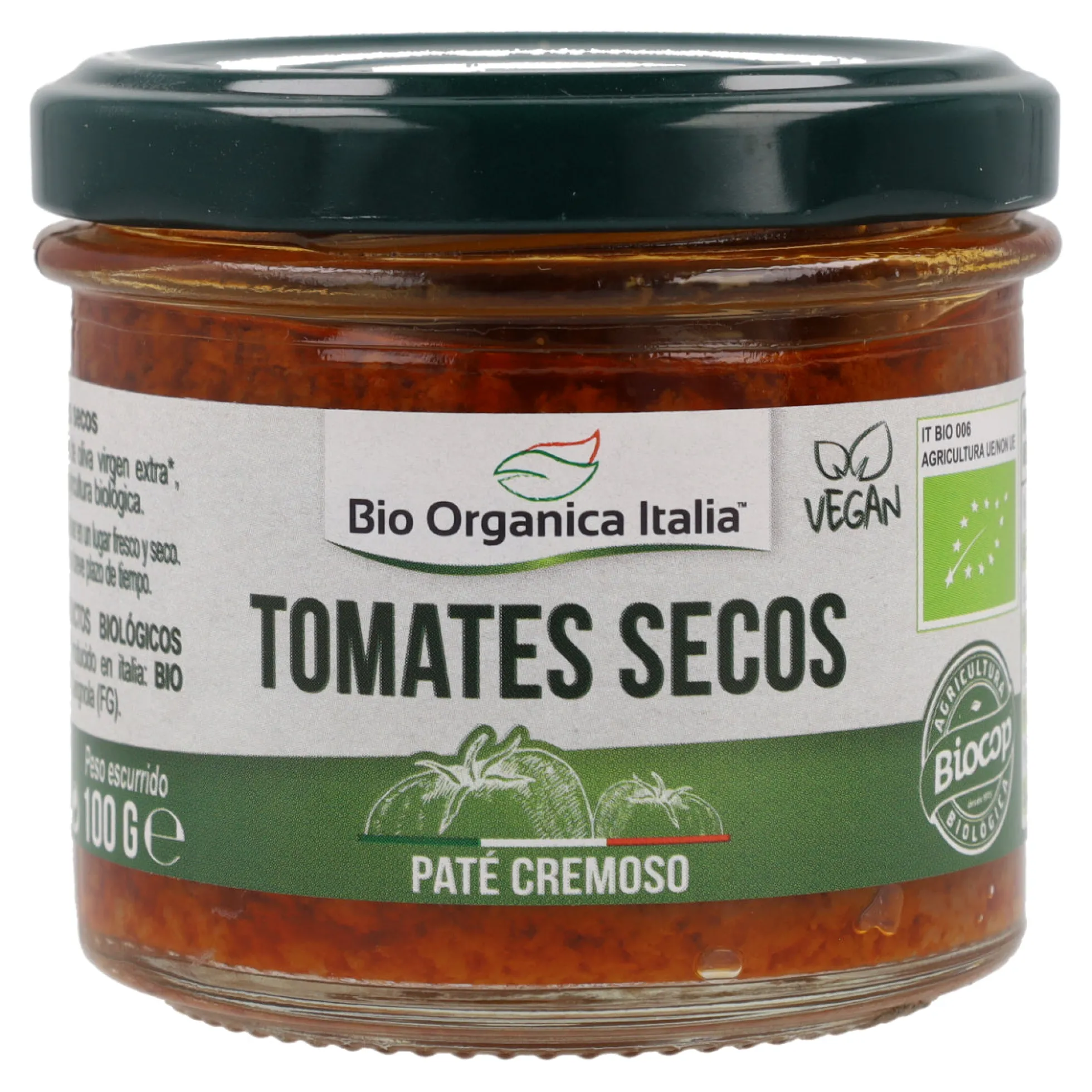 Paté Tomate Seco Bio Organica Italia 100 gr