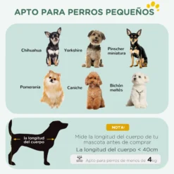Pawhut Jaula Para Perros Con Cojín Bandeja Extraíble 60x45x50 Cm Negro Y Beige