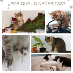 Pawhut Árbol Para Gatos Con Postes De Sisal Plataformas Y Casita Gris Claro
