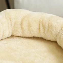 Pawhut Árbol Rascador Para Gatos Altura 66 Cm Con Cama Poste De Yute Beige