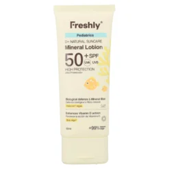 Pediatrics D+ Natural Suncare Mineral Lotion SPF50 Freshly Cosmetics 100 ml