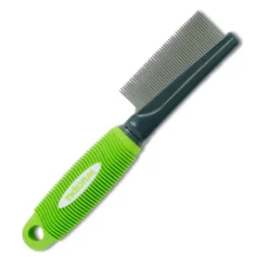 Peine Fino Wuapu, Peine Ergonómico Fino Para Perros Ideal Para Pelajes Largos, Finos Y Lisos