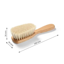 Peine Para Bebé Wood Con Cedras Natuales Extra Suaves