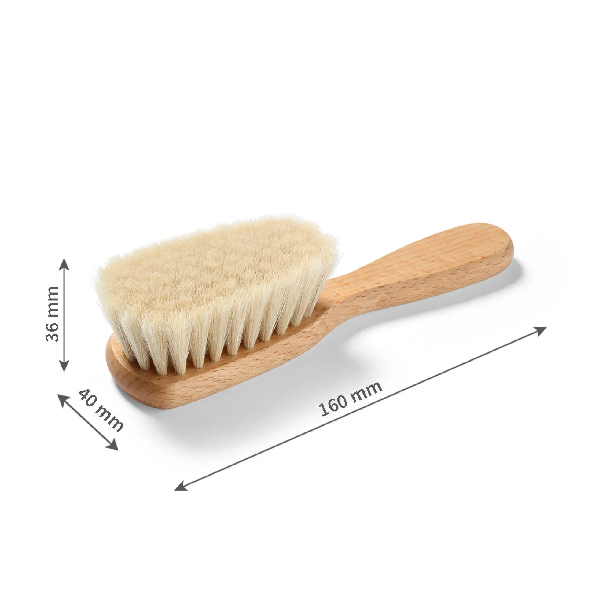 Peine Para Bebé Wood Con Cedras Natuales Extra Suaves