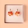 Pendientes de Aro Esteiro - Vidrio de Mar Reciclado de Galicia, Joya Artesanal Única - Nature Vibes