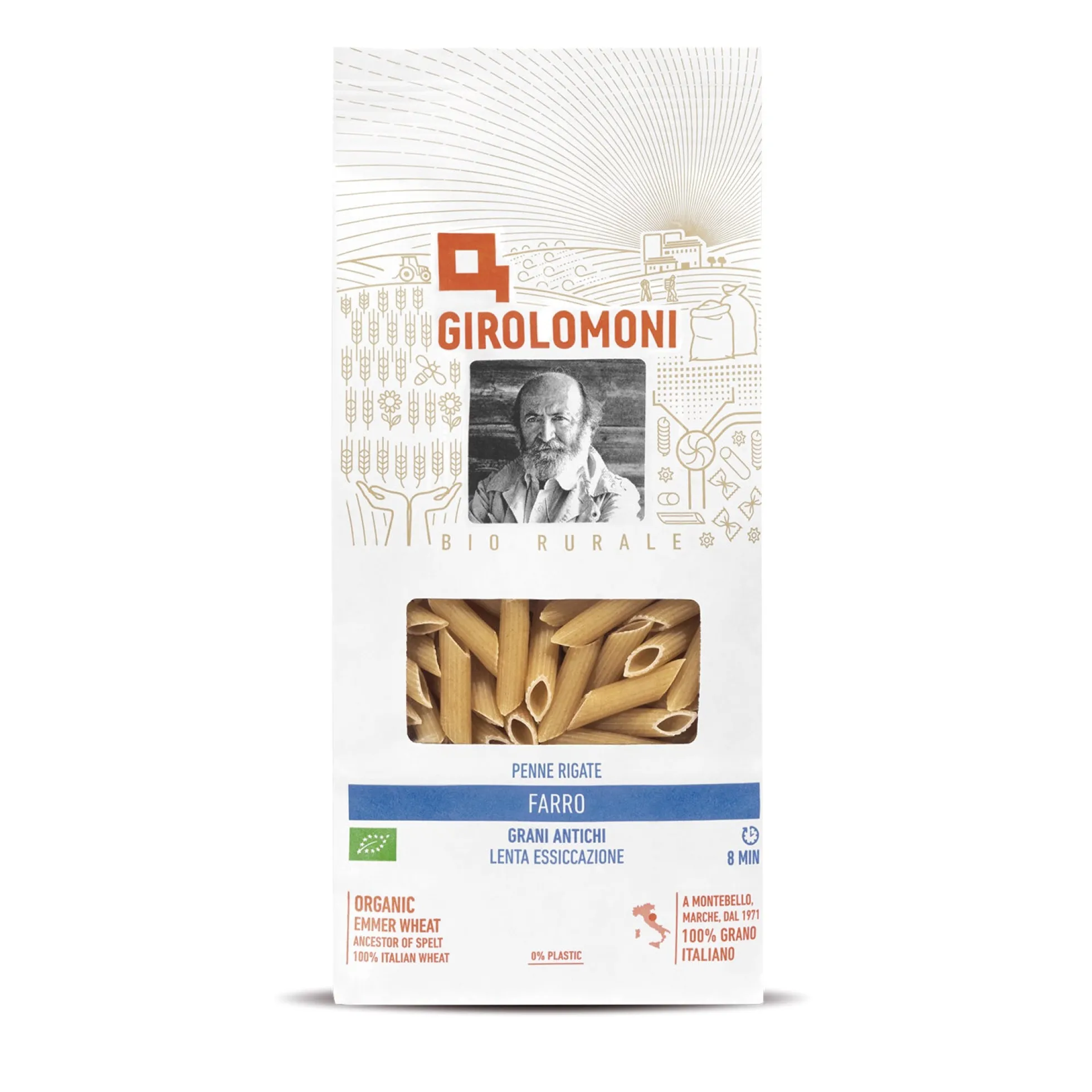 Penne rigate de espelta bio Girolomoni 500g